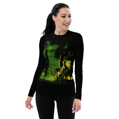 Haunted Mansion Women's Halloween Rash Guard - Beyond T-shirts