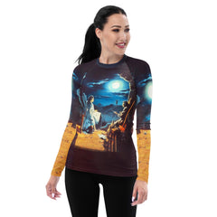 Cauldron Brew Halloween Women's Rash Guard - Beyond T-shirts