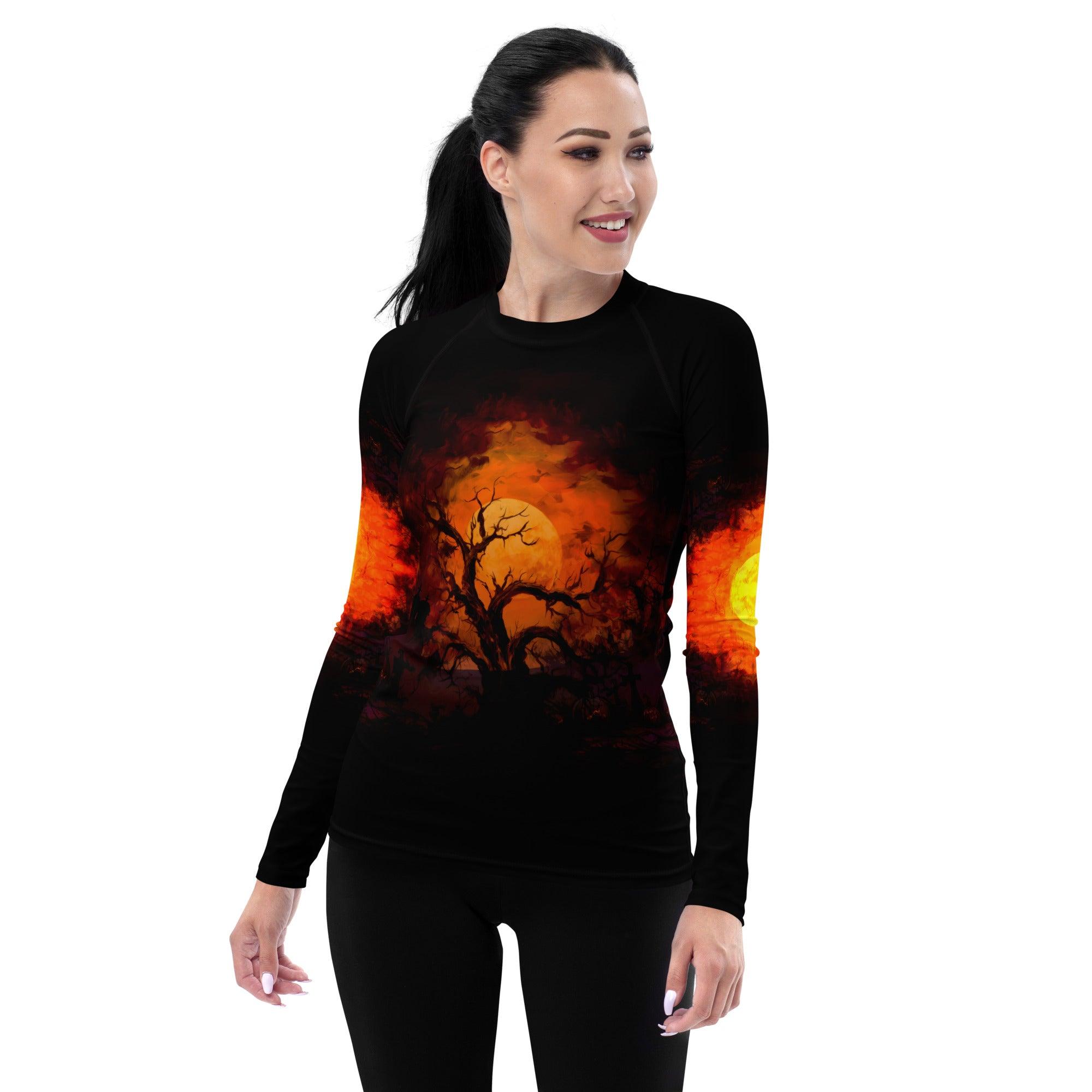 Wicked Witch Halloween Women's Rash Guard - Beyond T-shirts