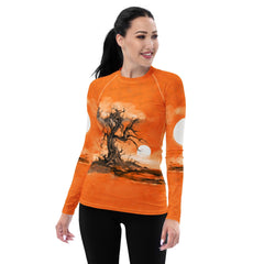 Frightfully Fun Halloween Women's Rash Guard - Beyond T-shirts