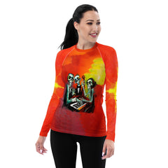 Trick-or-Treat Halloween Women's Rash Guard - Beyond T-shirts