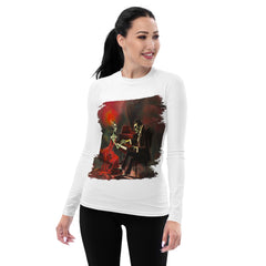 Wandering Spirits Halloween Women's Rash Guard - Beyond T-shirts