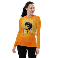 Soundwave Sirens Women's All-Over Print Rash Guard - Beyond T-shirts