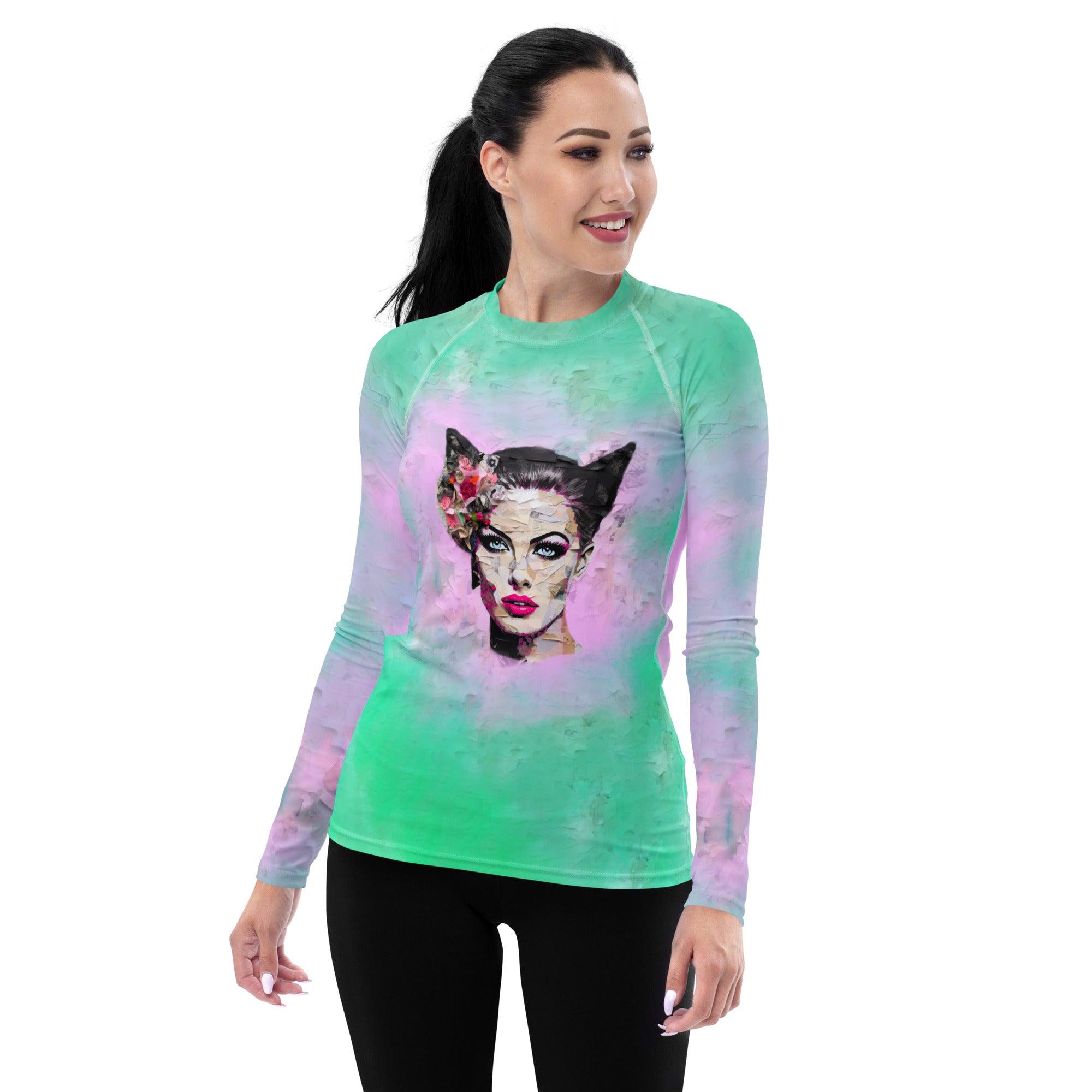 Guitar Dreamscape Women's All-Over Print Rash Guards - Beyond T-shirts