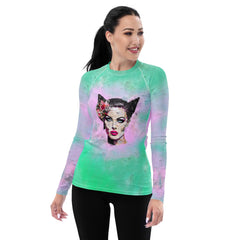 Guitar Dreamscape Women's All-Over Print Rash Guards - Beyond T-shirts