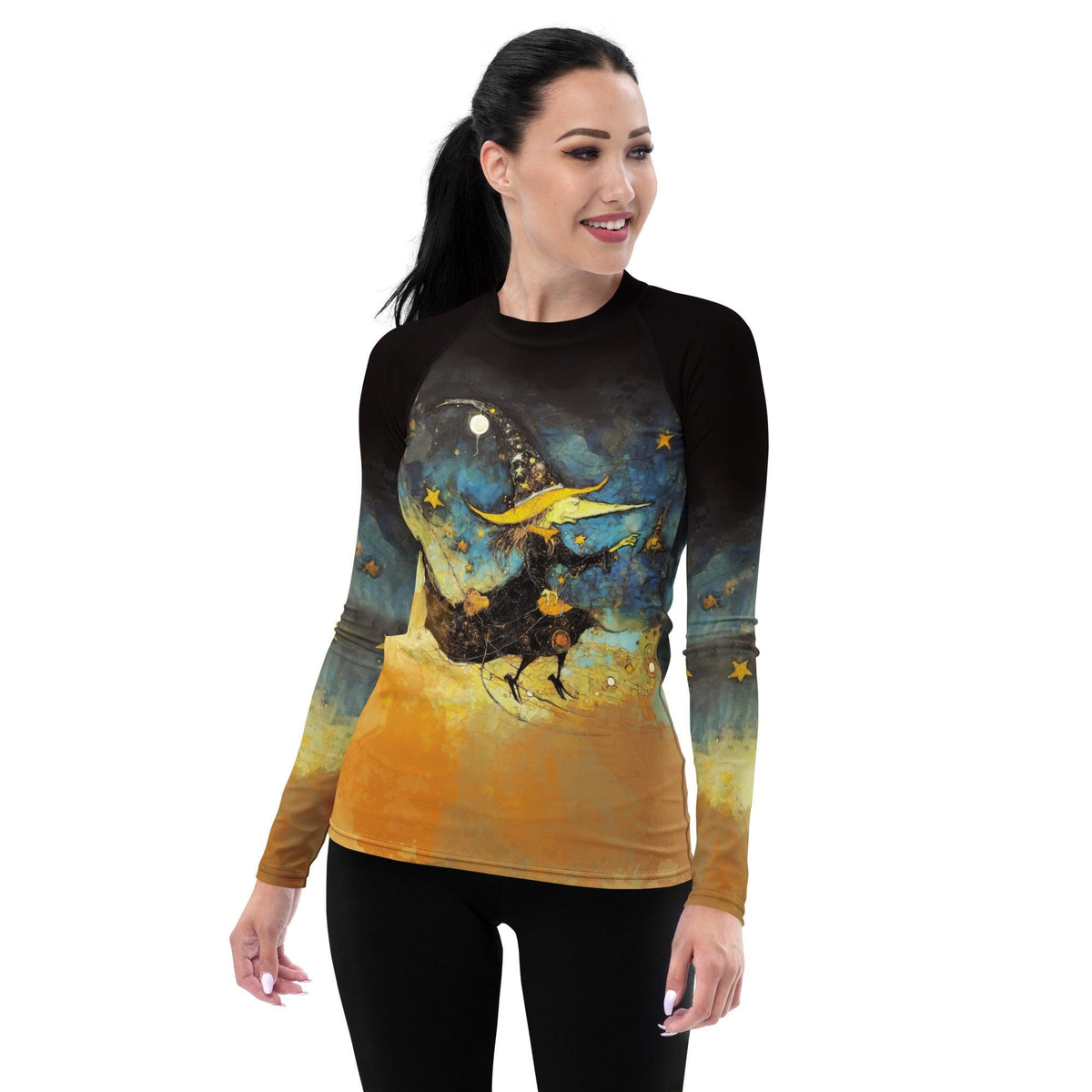 Haunted Castle Women's Rash Guard - Beyond T-shirts