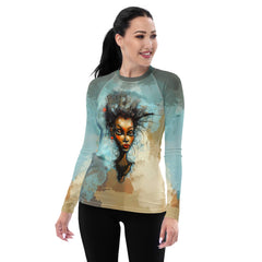 Ghostly Graveyard Women's Rash Guard - Beyond T-shirts