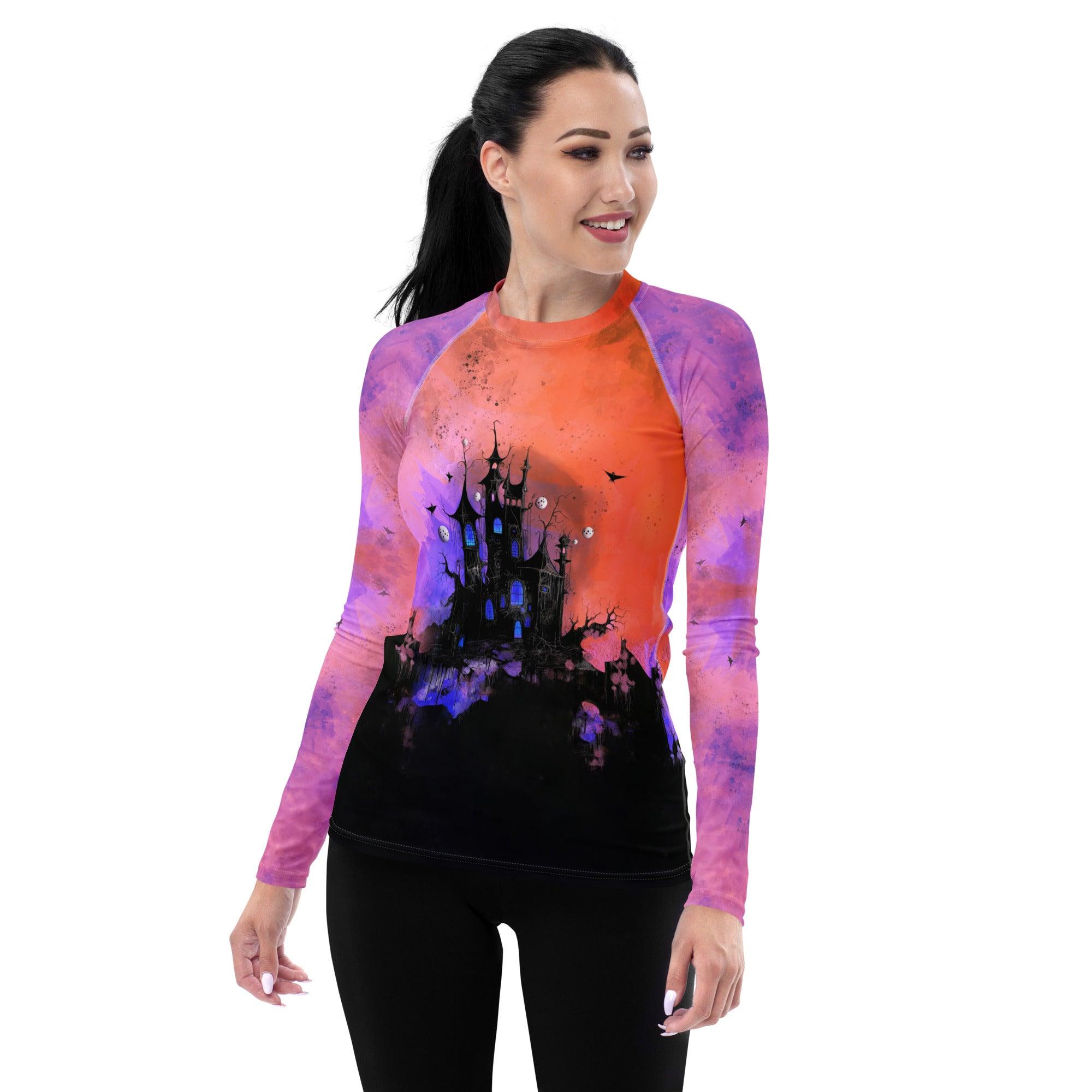 Haunted House Adventure Women's Rash Guard - Beyond T-shirts