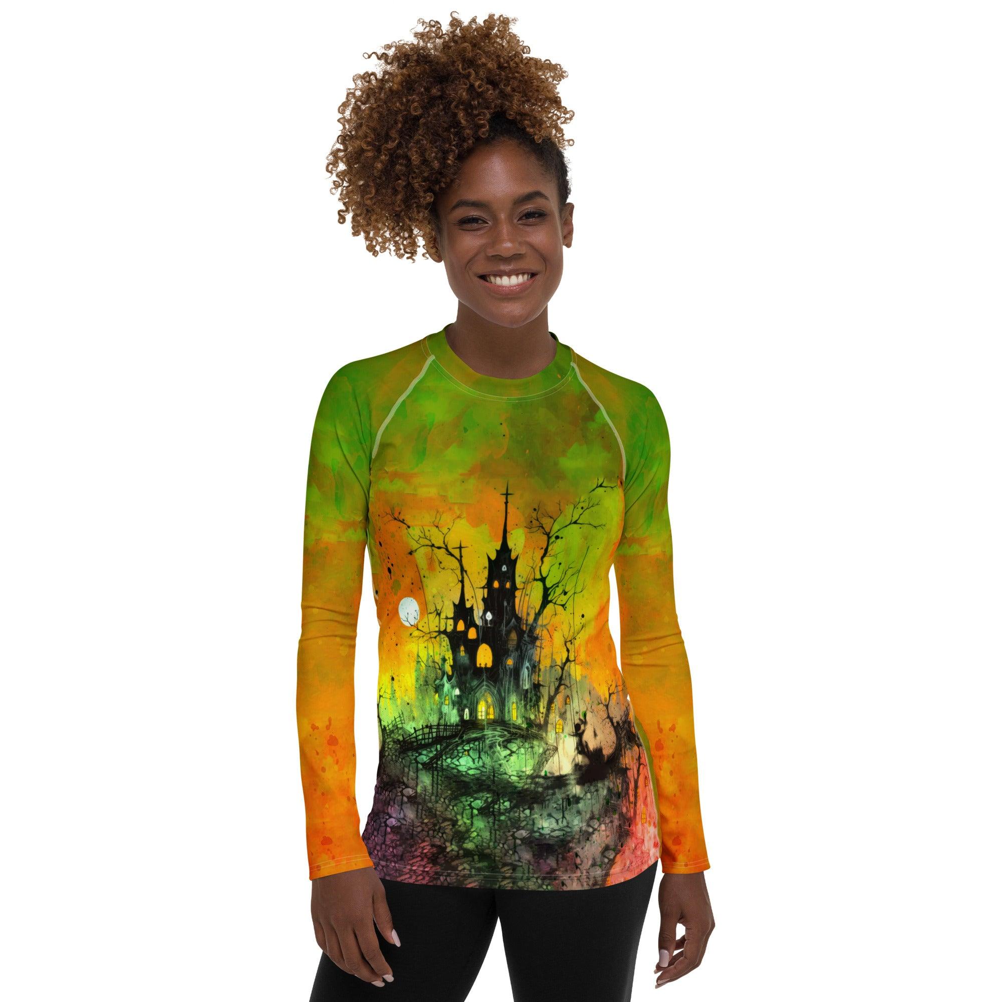 Wickedly Cool Halloween Women's Rash Guard - Beyond T-shirts