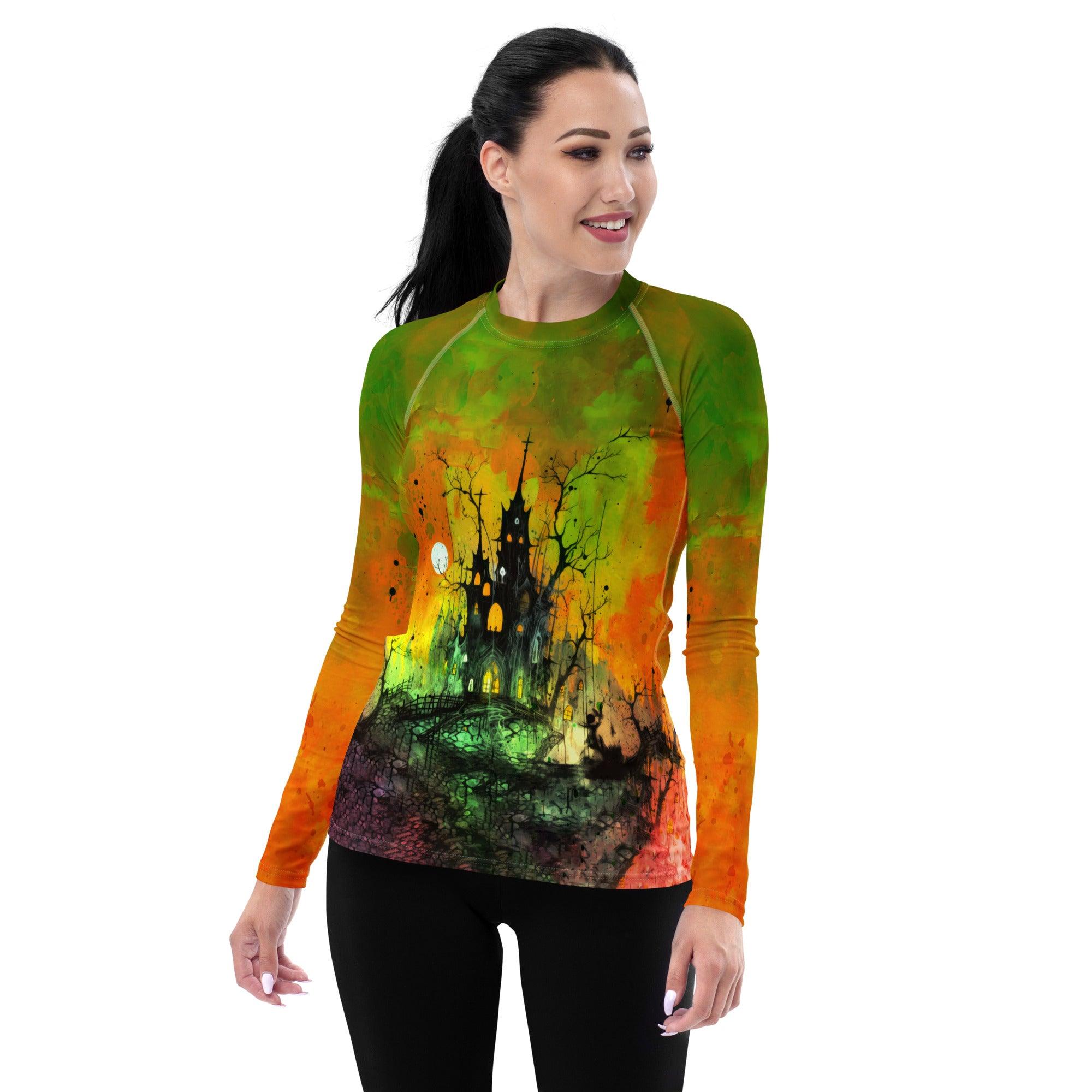 Wickedly Cool Halloween Women's Rash Guard - Beyond T-shirts