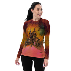 Witching Hour Halloween Women's Rash Guard - Beyond T-shirts