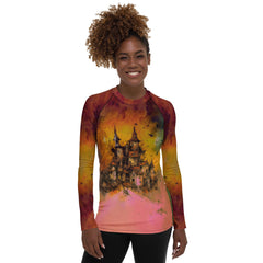 Witching Hour Halloween Women's Rash Guard - Beyond T-shirts