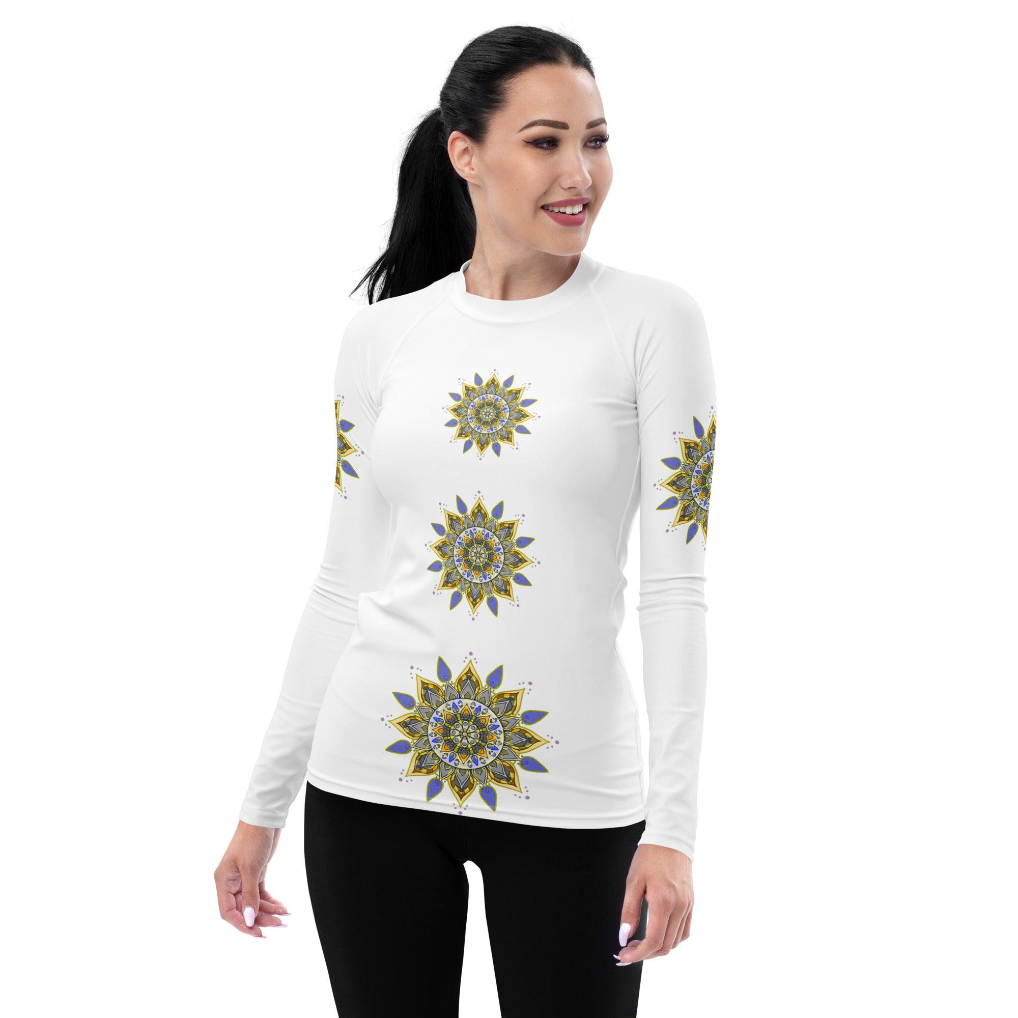 Mandala Mirage Women's Rash Guard - Beyond T-shirts