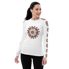 Mandala Mirage Women's Rash Guard - Beyond T-shirts