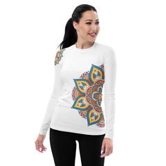 Sacred Mandala Women's Rash Guard - Beyond T-shirts