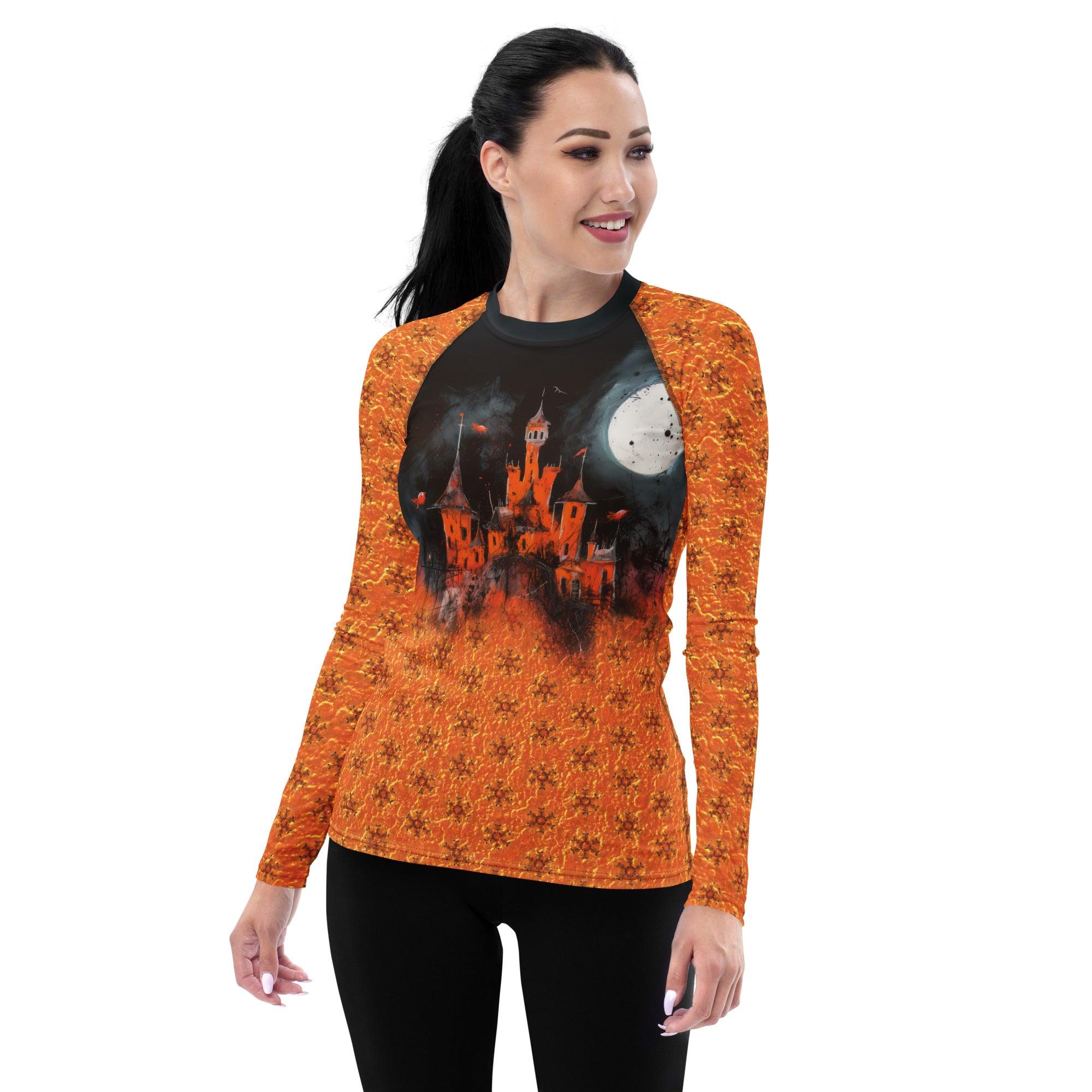 Ghostly Graveyard All-Over Print Rash Guard - Beyond T-shirts