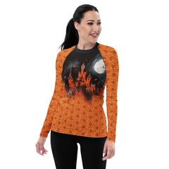 Ghostly Graveyard All-Over Print Rash Guard - Beyond T-shirts
