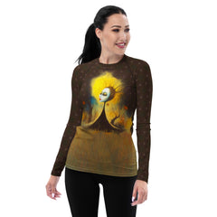 Moonlit Bats Halloween Rash Guard for Women - Beyond T-shirts