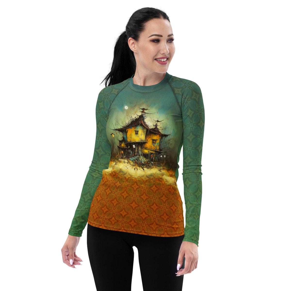 Witch's Brew Halloween Women's Swim Shirt - Beyond T-shirts