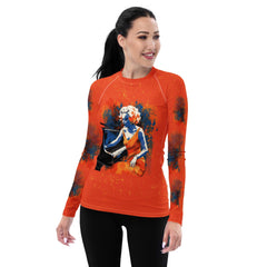 Record Spinner All-Over Print Women's Rash Guard - Beyond T-shirts