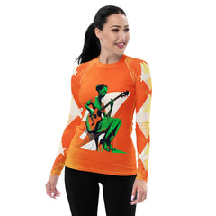 Reggae Rhythms All-Over Print Women's Rash Guard - Beyond T-shirts