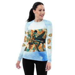 Folk Song All-Over Print Women's Rash Guard - Beyond T-shirts