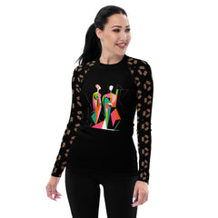 Urban Couture All-Over Print Women's Rash Guard - Beyond T-shirts