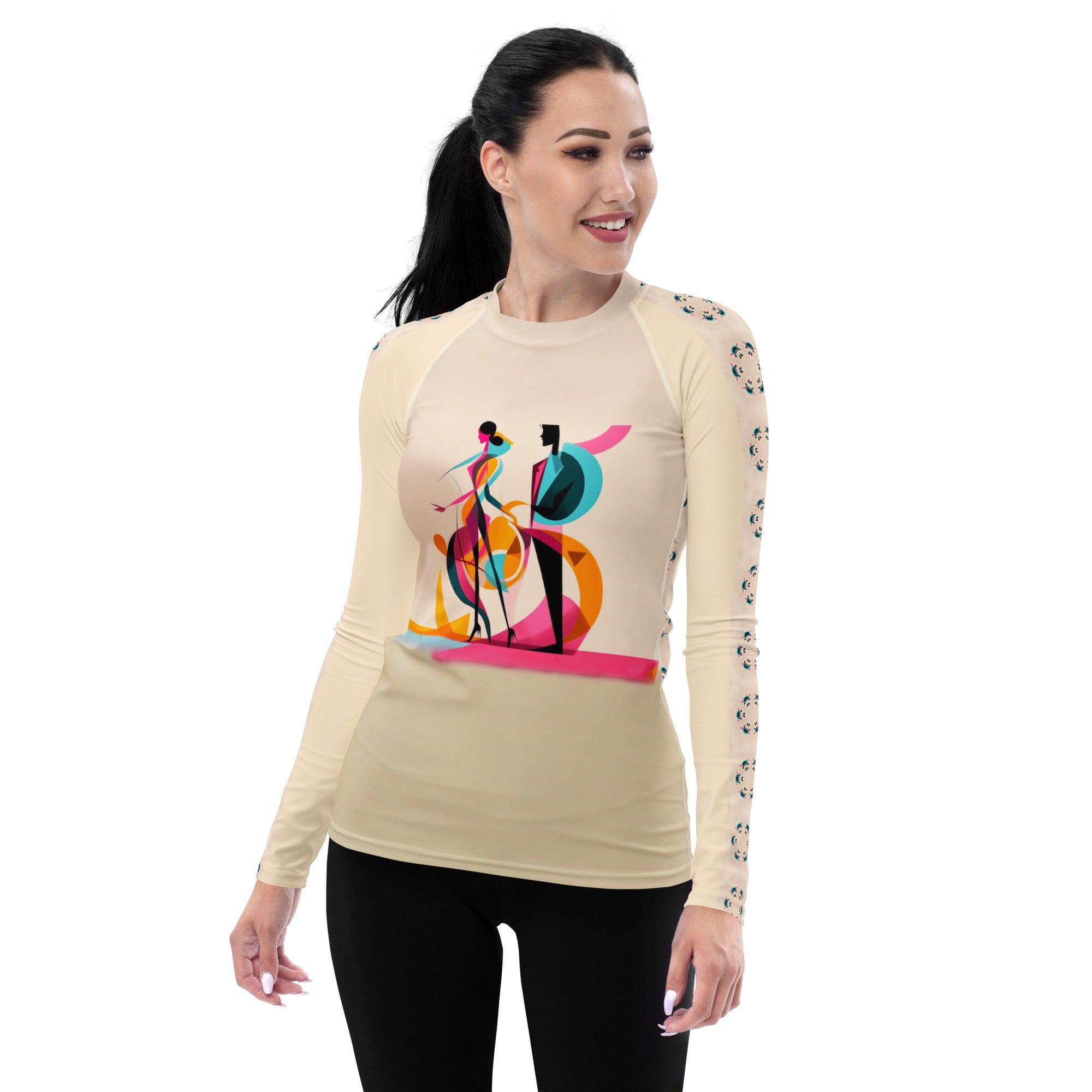 Artistic Fusion All-Over Print Women's Rash Guard - Beyond T-shirts