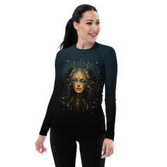 Abstract Beauty Women's Rash Guard - Beyond T-shirts