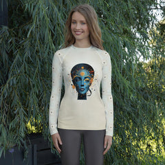 Abstract Beauty in Diversity: Women's Painting Rash Guard - Beyond T-shirts