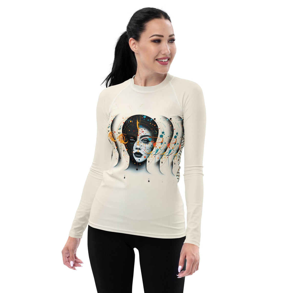 Abstract Portraits : Rash Guard - Beyond T-shirts