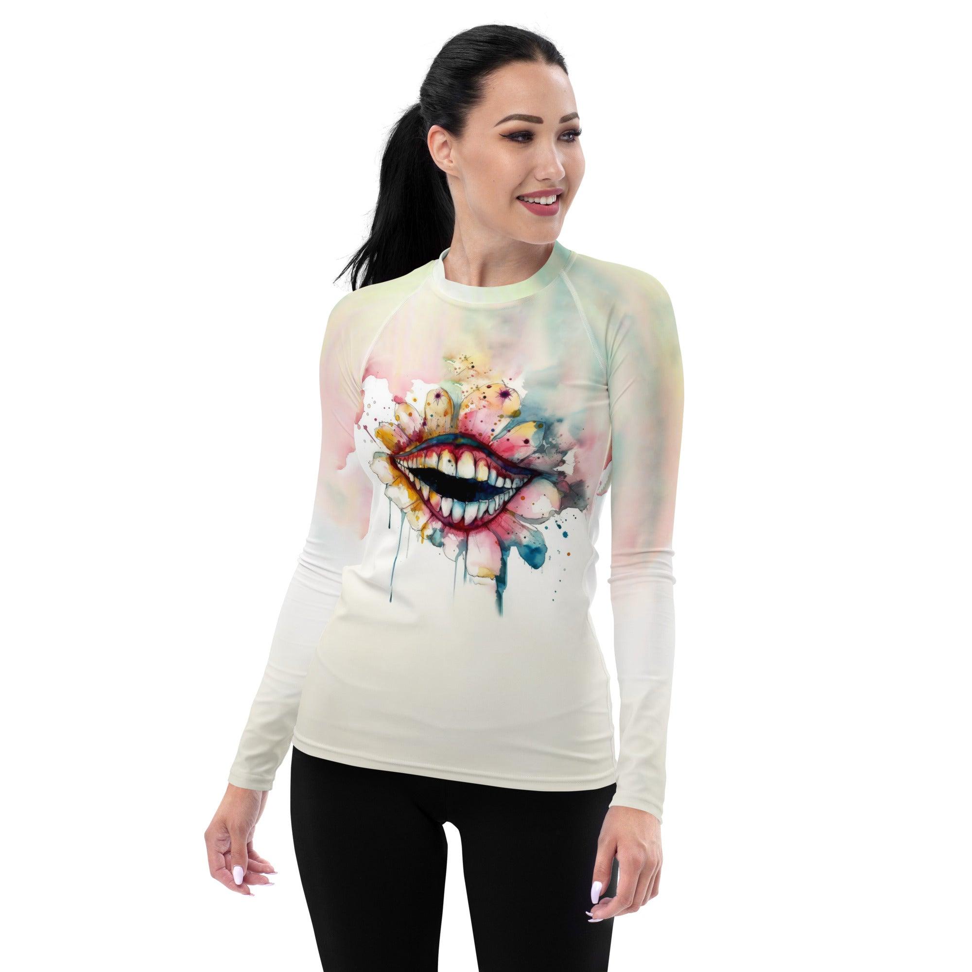 Playful Pitches Caricature Rash Guard - Beyond T-shirts