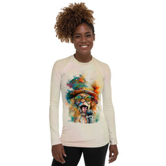 Harmonic Hilarity Caricature Rash Guard