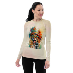 Harmonic Hilarity Caricature Rash Guard