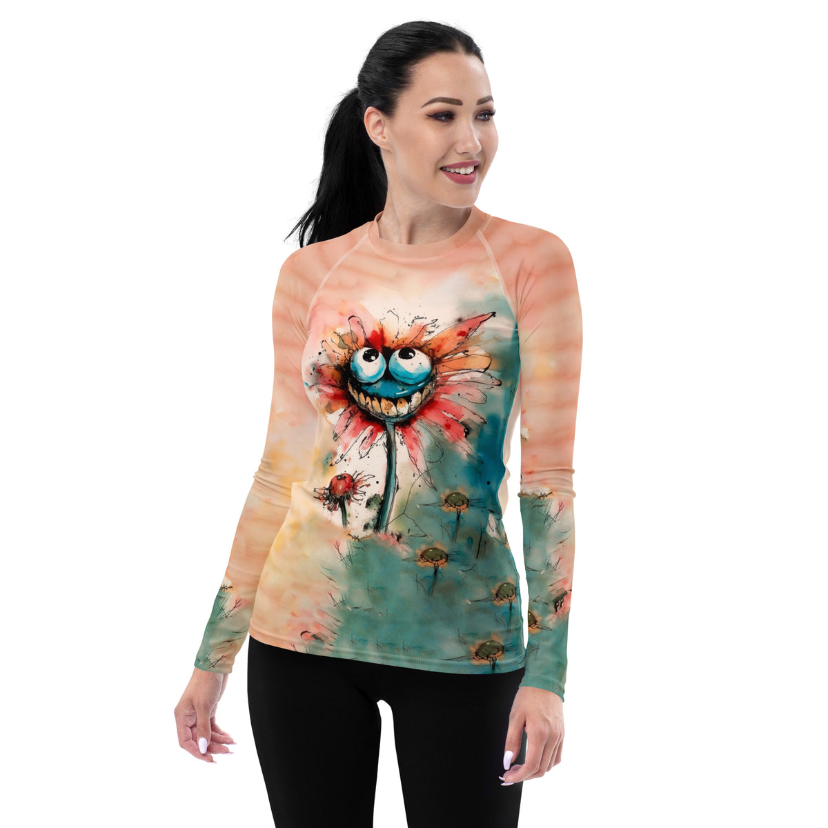 Musical Mischief Caricature Rash Guard