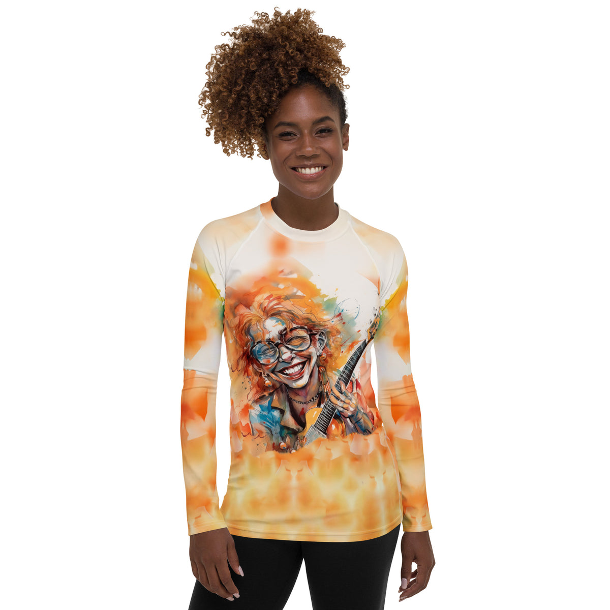 Tuneful Toons Caricature Rash Guard