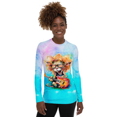 Conductor's Comedic Concerto Women's Rash Guard