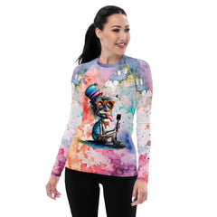 DJ's Dynamic Doodles  Women's Rash Guard