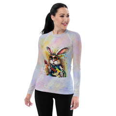 Accordion's Animated Adventures  Women's Rash Guard