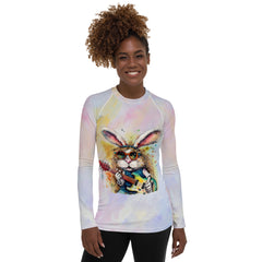 Accordion's Animated Adventures  Women's Rash Guard