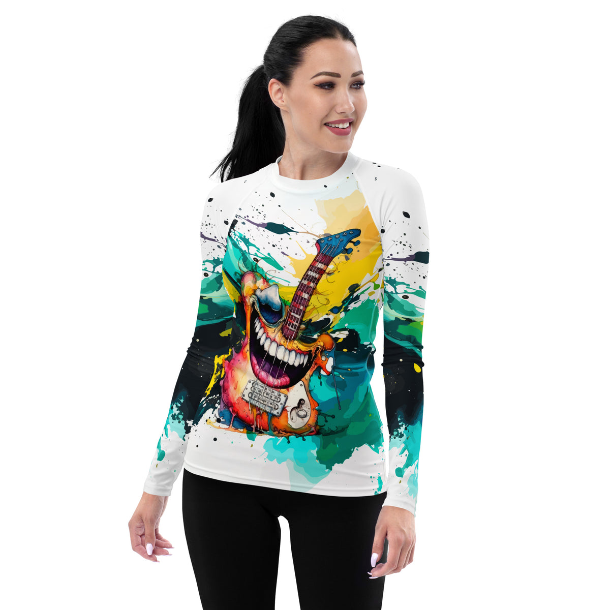 Bassoonist's Bubbly Ballad  Women's Rash Guard