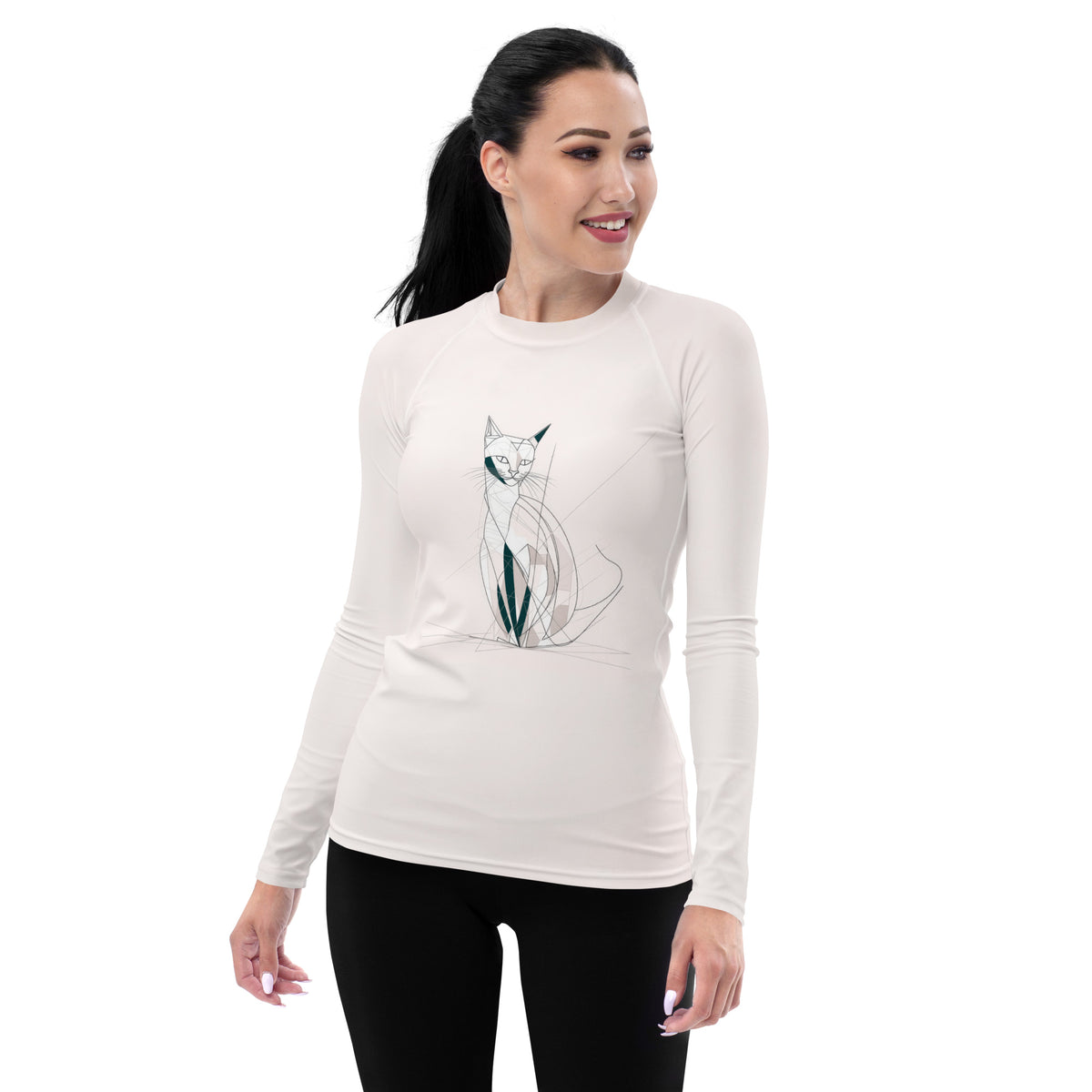 Elegant Elephant Elegance Rash Guard