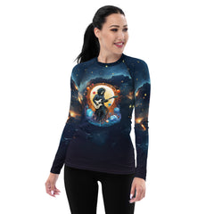 Musical Oceanic Women's Rash Guard