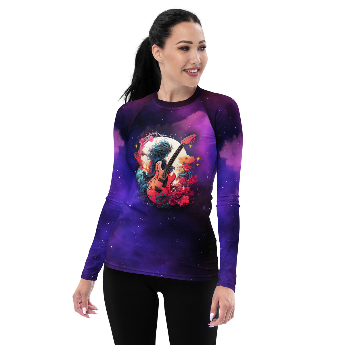 Sea Melodies Tattoo Rash Guard