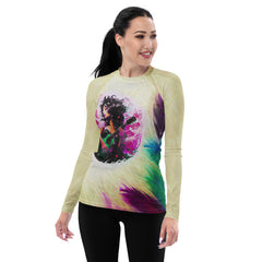 Harmonic Dolphin Dance Women's Rash Guard