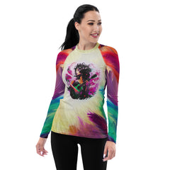 Harmonic Dolphin Dance Women's Rash Guard