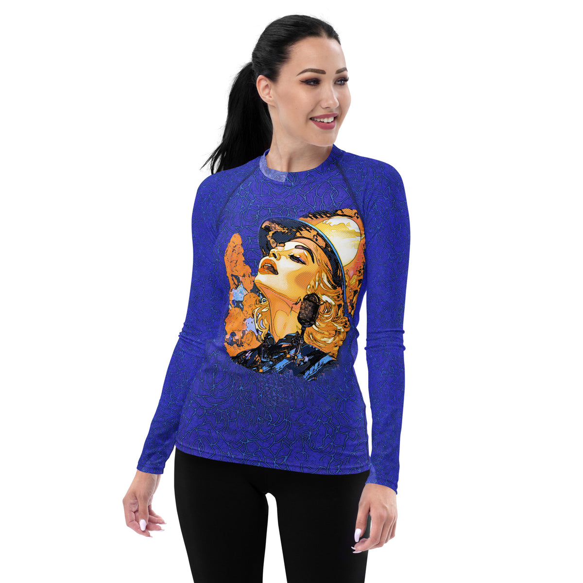 Lyric Lagoon Luminescence Women's Rash Guard