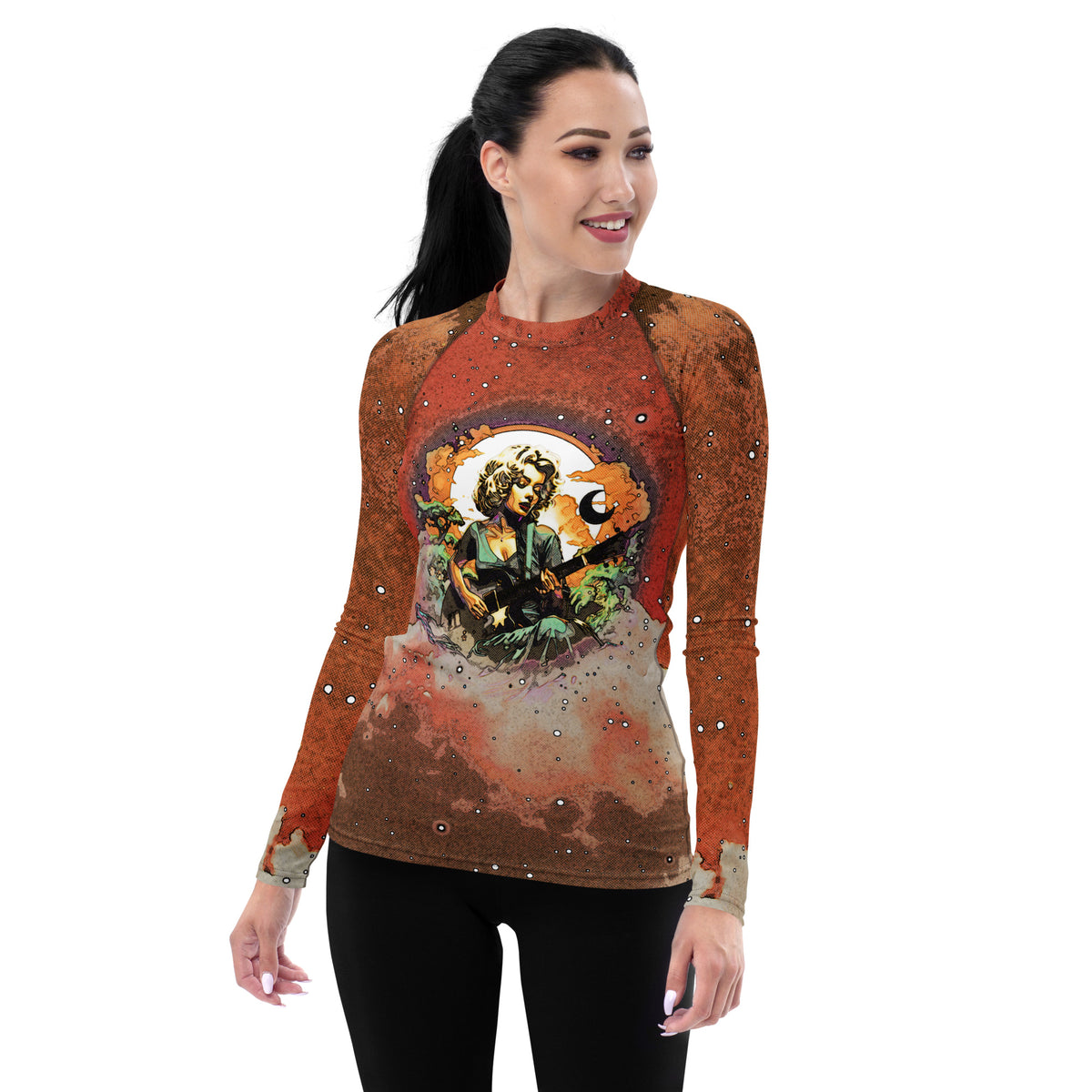 Sonata Seahorse Serenity Women's Rash Guard