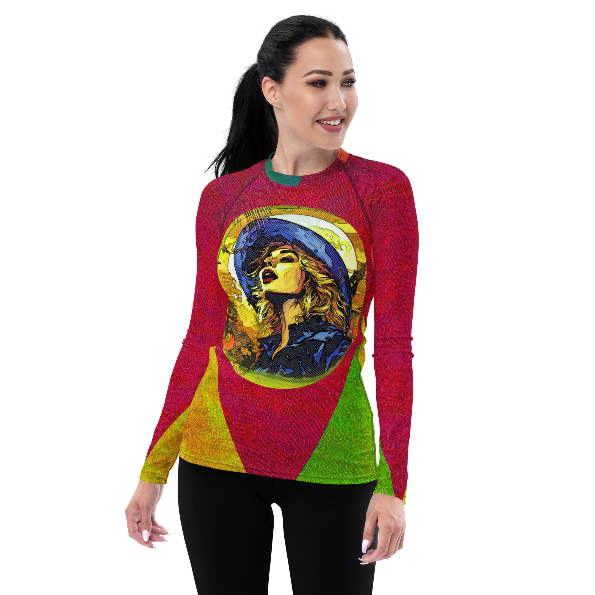 Allegro Algae Artistry Women's Rash Guard