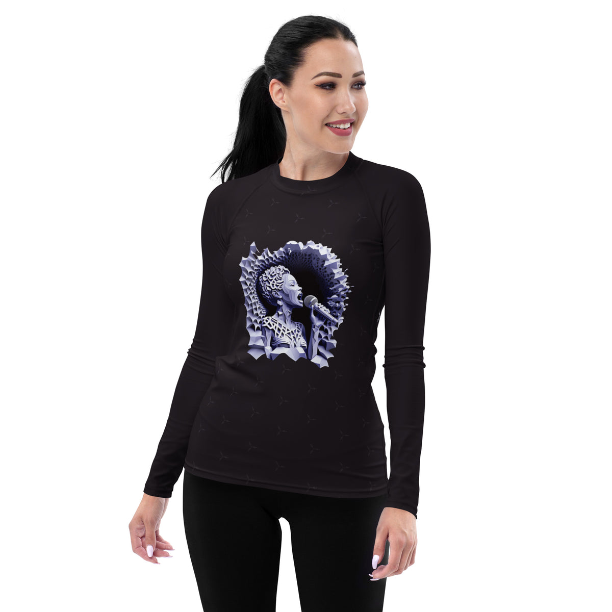 Vinyl Vibes Women's Rash Guard